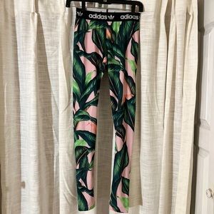 Adidas Palm Trees Print Leggings
